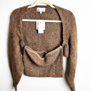 NWT dh New York Cal shrug with tank combo size: S